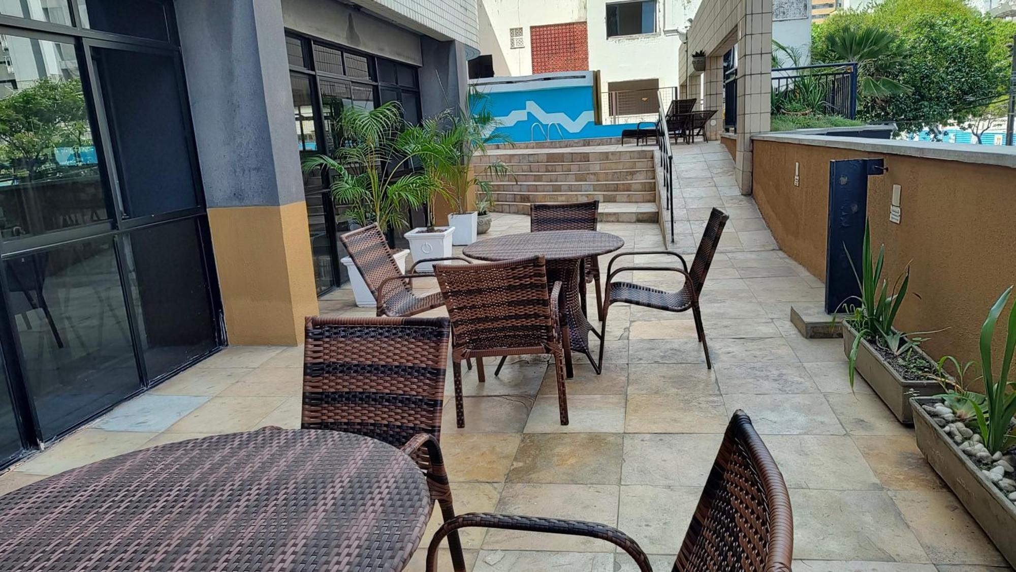 公寓 Lindo Flat Meireles 203 Pertinho Beira Mar 福塔莱萨